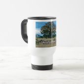 Zebra-u. Baobab-Baum-Reise-Tasse Reisebecher (Vorderseite Links)