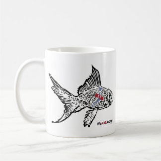 Zebra-u. Goldfisch-Tasse シマウマと金魚マグカップ Kaffeetasse