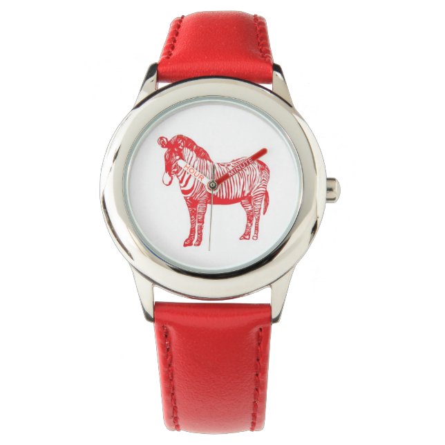 Zebra Uhr (Vorderseite)