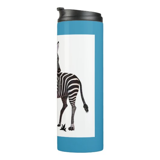 Zebra und Baby Thermosbecher (Nach rechts gedreht)