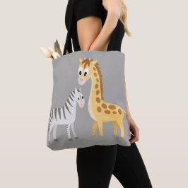 Zebra-und Giraffen-niedliche Baby-Tier-Safari Tasche