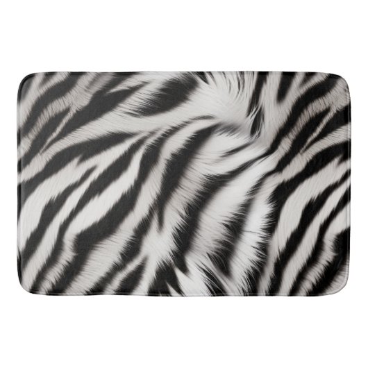 Zebra und Leopard Badematte (Vorderseite)
