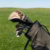 Zebra-und Leopard-Druck Golf Headcover (In SItu)