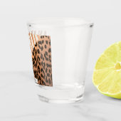 Zebra-und Leopard-Druck Schnapsglas (Rechts)