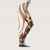 Zebra und Leopard Print Leggings (Rechts)