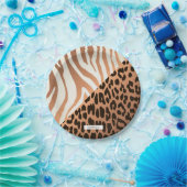 Zebra und Leopard Print Pappteller (Party)
