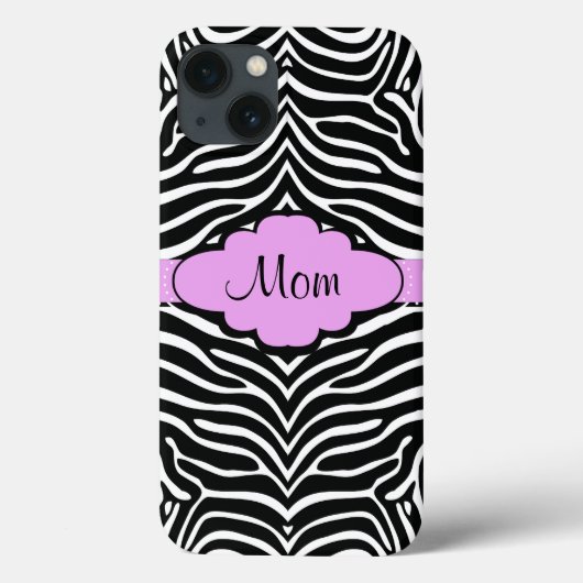 Zebra und Pink Design Galaxy Hinweis 4 Fall Case-Mate iPhone Hülle (Rückseite)