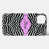 Zebra und Pink Design Galaxy Hinweis 4 Fall Case-Mate iPhone Hülle (Rückseite (Horizontal))