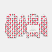 Zebra- und Rote Liebe Geschenkschachtel (Ungefaltet)