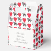 Zebra- und Rote Liebe Geschenkschachtel (Geöffnet)