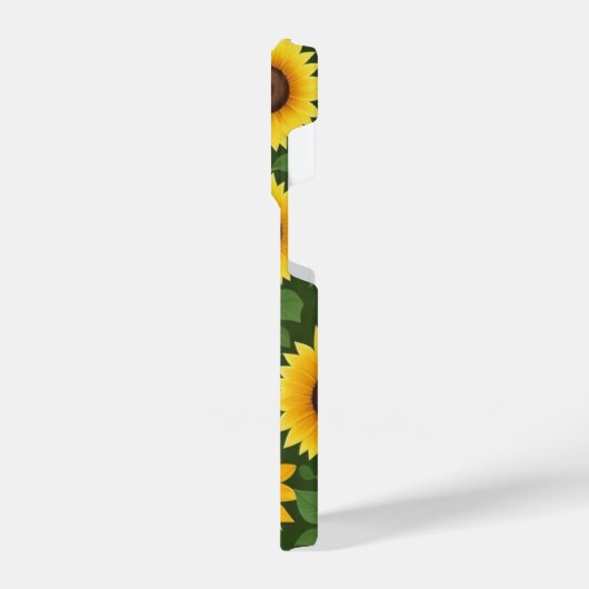 Zebra und Sonnenblumen Handy-Fall iPhone Hülle (Linke Seite)
