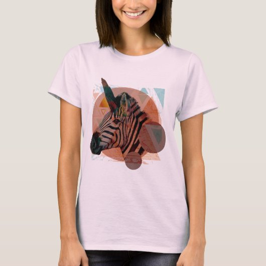 Zebra Unicorn T-Shirt (Vorderseite)