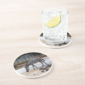 Zebra Untersetzer (Seite)