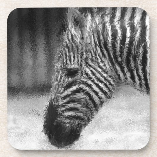 Zebra Untersetzer (Vorderseite)