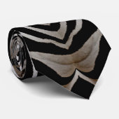 Zebra versteckt Design Mens Neck Tie Krawatte (Gerollt)