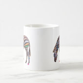Zebra-verwandelnde Tasse (Mittel)
