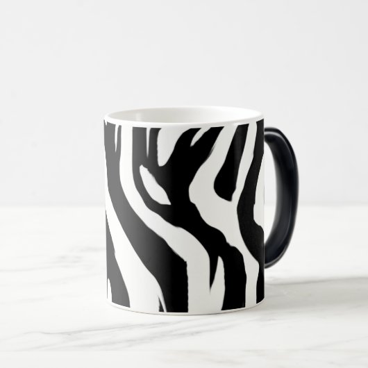 Zebra-verwandelnde Tasse (VorderseiteRechts)