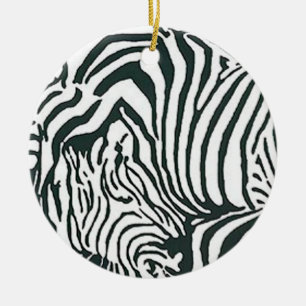 Zebra-Verzierung Keramikornament