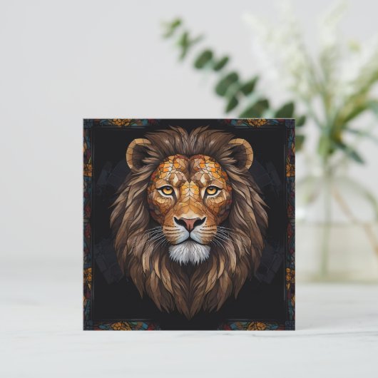 Zebra Vibrant Mosaic (Stehend Vorderseite)