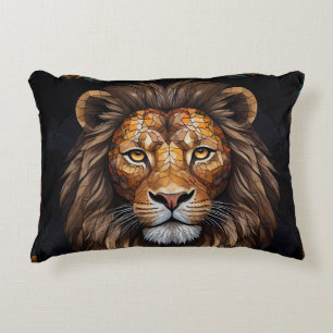 Zebra Vibrant Mosaic Dekokissen