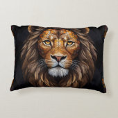 Zebra Vibrant Mosaic Dekokissen (Rückseite)