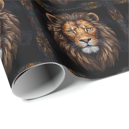 Zebra Vibrant Mosaic Geschenkpapier (Rolleneckpunkt)