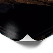 Zebra Vibrant Mosaic Poster (Ecke)