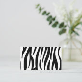 Zebra Visitenkarte (Stehend Vorderseite)