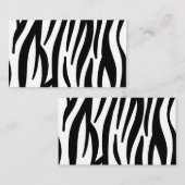 Zebra Visitenkarte (Vorne/Hinten)
