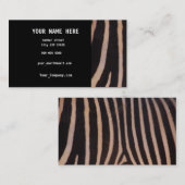 ZEBRA Visitenkarte (Vorne/Hinten)