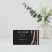 ZEBRA Visitenkarte (Stehend Vorderseite)