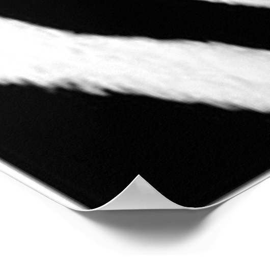 Zebra von tdgallery poster (Ecke)