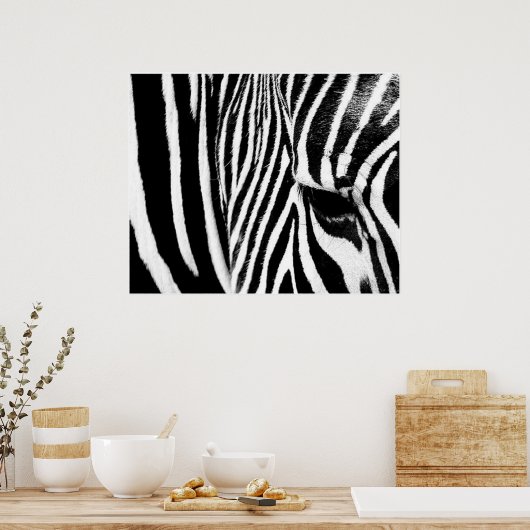 Zebra von tdgallery poster (Küche)