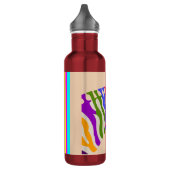 Zebra Wasserflasche Edelstahlflasche (Links)