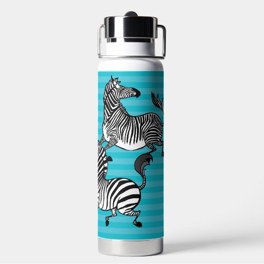 Zebra Wasserflasche Trinkflasche (Hinten)