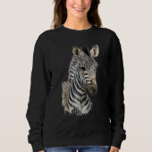 Zebra Watercolor Sweatshirt (Vorderseite)