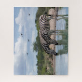 Zebra Watering Hole Puzzle (Vertikal)