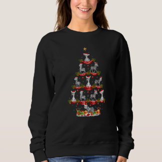 Zebra Weihnachtsfeiertag Weihnachtsmann Zebra Weih Sweatshirt