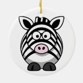 Zebra Weihnachtsschmuck (Hinten)