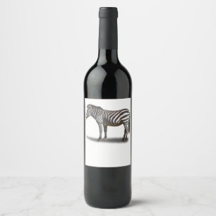 ZEBRA WEINETIKETT