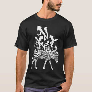 Zebra-weiß-für-dunkel-Shirts T-Shirt