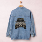 Zebra White Adventure SUV — BV-JZW Frontansicht Jeansjacke (Hangar)