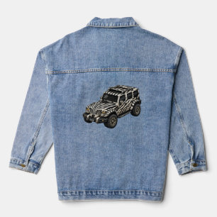 Zebra White Adventure SUV — BV-JZW Jeansjacke