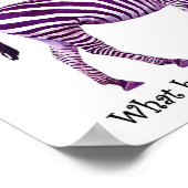 Zebra wieder.... poster (Ecke)