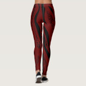 Zebra Wild Animal Muster Leggings (Rückseite)