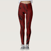 Zebra Wild Animal Muster Leggings (Vorderseite)