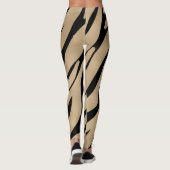 Zebra Wild Animal Muster Leggings (Rückseite)