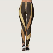 Zebra Wild Animal Muster Leggings (Rückseite)