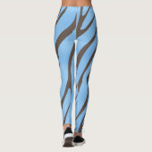 Zebra Wild Animal Muster Leggings (Rückseite)