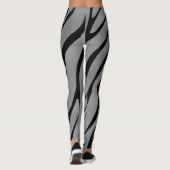 Zebra Wild Animal Muster Leggings (Rückseite)